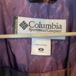 Columbia Women Titanium Purple RuffledBell Sleeve Waterproof Jacket Very New M Photo 4
