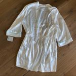NWT Bride Satin Robe Donatella Intimo White Size XL Photo 2