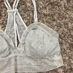 Aerie floral lace strappy bralette with ruffled edges Photo 3