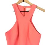 Cinq à Sept Melina Halter Cutaway Midi Dress 2 Orange Photo 3