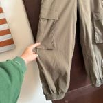 Alice + Olivia | Olive Green Cargo Pants with Balloon Legs | Size 6 Photo 3