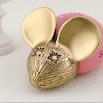 Coach  Mouse Bag Charm Keychain Photo 3