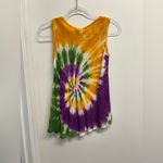 Shoreline  Tie-Dye Tank Top in Orange, Purple, and Green Photo 3