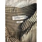 frame denim FRAME stripe bell sleeve button down shirt S Photo 3
