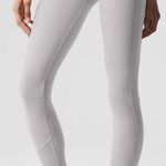 Alo Yoga ALO Washed High Waist Alosoft Lounge Legging Extra Small NEW Washed Grey Sky Photo 0