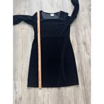 Hanna Andersson Velvet Dress Long Sleeve Square Neck Black Dress M Size M Photo 4