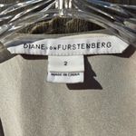 Diane Von Furstenberg  | Naira Bis 100% Silk Geometric Drapey Maxi Dress size 2 Photo 8