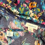 Sundance Azul Floral Dress Kimono with Slip XS Blue Photo 6