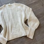 Splendid  white cashblend Ribbed Sweater Photo 10