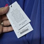 MM.LaFleur  Hailey Wrap Dress Blue Size +2 NWT New Cerulean‎ Career Academia Photo 4
