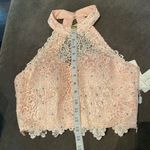 Women’s Satin & Lace Halter Short Prom Party Dress 2 Pieces Size 4 NWT Photo 9