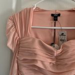 EXPRESS Women’s XS Body Contour Light Pink Mesh Padded Cropped Top NWT Photo 1