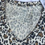 Gap  Womens Favorite T Animal Print V Front Short Sleeve Sz S Photo 3