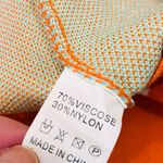 Look Sky Boutique Hippy 70s Y2K Short Sleeve Bodycon Jumpsuit romper size small Orange Photo 6