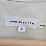 Good American Better Than Leather Shacket in BONE Size 2 Photo 3