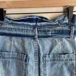Free People Splendor in the Grass Paperbag High Waist Denim Skirt Indigo Photo 11