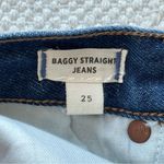 Madewell Baggy Straight Jeans in Dark Worn Indigo Wash Women’s Size 25 Photo 8