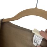 Live Happy Women's Size S/M Sage Green‎ Sheer Boho Long Sleeve Babydoll Top Photo 5