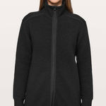 Lululemon On Repeat Jacket Full Zipper, Pockets Black Size 8 Photo 0
