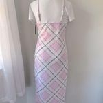 No Boundaries NWT  Layered T & Pink Plaid Slip Dress Set Photo 6