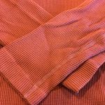 Three Dots  Women’s Hooded Red Waffle Long Sleeve Top Photo 2