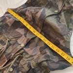 Ymi vest button/zip front removable hood lined snap button pockets camo Sz small Photo 4