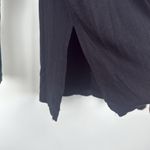 BP  Classic Black Scoop Neck Long Sleeve Hi-Low Hem Tee Shirt Size Small Photo 4