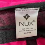 NWOT Nux Flowy Athletic Tank Shelf Bra Removable Cups‎ Pink Black M Size M Photo 1
