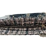 Sassy Jones Pink Black Tweed Fringe Status Handbag Purse Tote Chain Strap NEW Photo 11