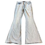 Veronica Beard  Sheridan Light Wash Jeans Ultra Flare Leg Stretch Size 32 Women's Photo 1