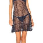 PilyQ Starry Dress in Starlight Swim Coverup Navy Photo 0