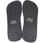 Yellow Box  Rhinestone Flip Flop Sandal 9 Black Leather Upper New Photo 7