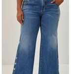 Anthropologie Pilcro Darted Wide-Leg Jeans NEW Plus Size 18W Photo 3
