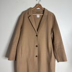 Gap ladies oversized wool blend car pea coat size XL with pockets Photo 2