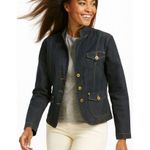 Baccini  Size XL Womens Dark Wash Denim Jacket Machine Washable Photo 0