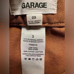 Garage  high rise brown with white top stitch carpenter pants Photo 4