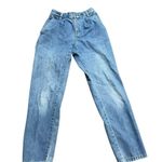 Liz Claiborne Relaxed Fit Blue Jeans vintage pleated Photo 0