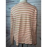Madewell  Baby Tee Shimmer Stripe Long Sleeve Pullover Shirt XL K6313 Extra Large Photo 6