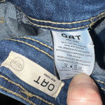 Oats New York wide leg size 12/31 luxe normcore raw hem jeans Blue Photo 4