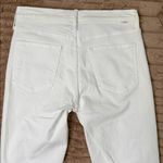 MOTHER The Mid Rise Dazzler Ankle Fray Women's White Jeans Size 31 Photo 7