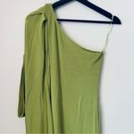Lulus ASOS One-Shoulder Bodycon Lime Green Dress (Cocktail/Date Night/Going Out Dress) Photo 13