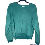 Victoria's Secret Vintage  Country Green Pullover Long Sleeve Sweatshirt Size M Photo 0