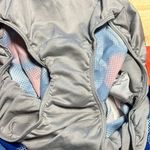 Nike  Shorts Women Medium Orange Blue Geometric Print Athletic Running Athleisure Photo 2