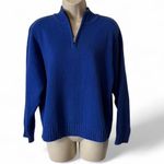 Vintage Mark, Fore & Strike Royal Blue Quarter Zip Sweater, Women's Size M Size M Photo 1