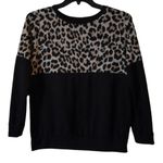 Wanna B Animal Print Sweater Medium Photo 0