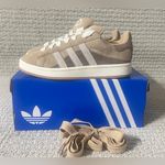 Adidas Campus Sneakers in Brown and White Photo 8