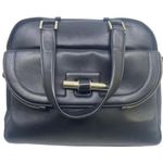 Jimmy Choo  Justine Handbag Black Leather Shoulder Bag Photo 0