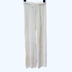 SheIn  White Crochet Swimsuit Cover-Up Pants M Photo 1