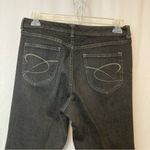 Chico's Chico’s Platinum Quartz Jean Black Mid Rise Boot Cut Straight Denim Jean Photo 6