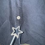 American Eagle Seriously Soft Black Button Down Shirt Men’s Medium Casual Photo 3